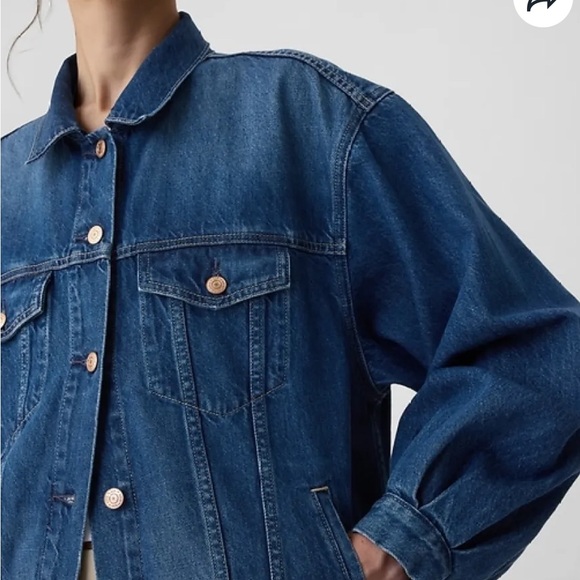 Gap × DÔEN Oversized Icon Denim Jacket Size XXS - Picture 5 of 11